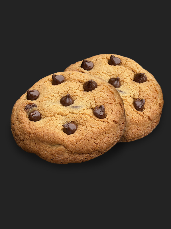 SoChunkee Choc-Chip on dark background